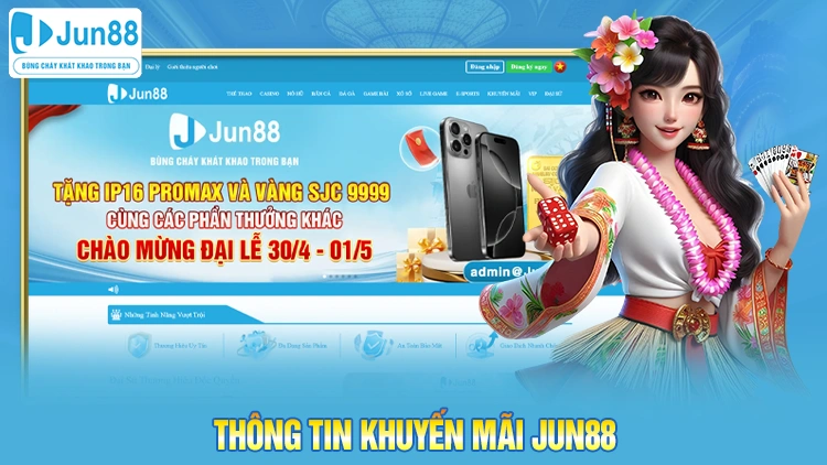 Thông tin khuyến mãi Jun88 